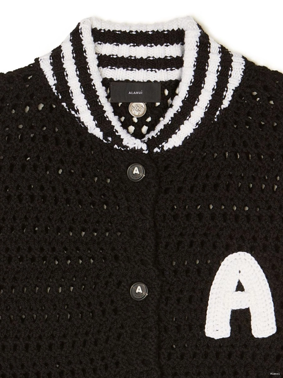 Affordable Women Alanui crochet-knit jacket bomber 0716